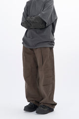 Eco Knee Incision カーブワイドパンツ
