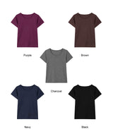 Defen Color Round Short Sleeve Tee