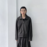 Pinstripe Zip Jacket