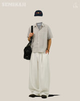 COS Crop Stripe Half Shirts