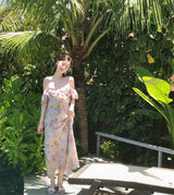 lailia off-floral pin frill long ops