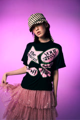 Roll-Up Pin Tuck Tee