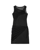 In&Out Sleeveless Dress _ BLACK