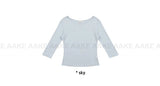 テンセルレイヤード 3/4 T