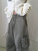 Washed Cargo Pants
