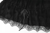 Antique lace dress - black