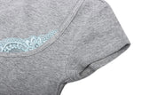 Ribbon Lace Layered T-shirt