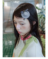UnsocialNight original design autumn and winter light green cute イラストプリントハーフスカート female