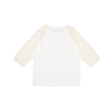 ボニーツートーンスラブラグランTシャツ (ivory/cream)