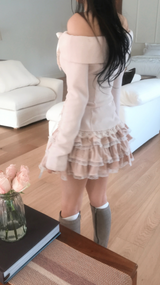 valentine eyelet two-piece set
