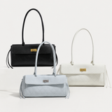 Premium Quilted Lock Shoulder Bag