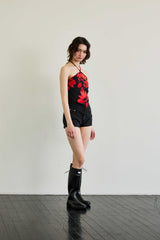  FLUTTER HALTERNECK / RED