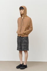 Robe Striped Zip Hoodie