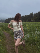 Dring Cargo Pocket Mini Skirt