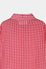 Jian Cropped Checked Shirt (3color)