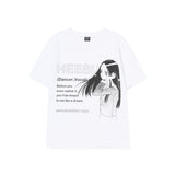 HEESU pfp crop T-shirt [White]