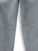 wave washed denim pants(4colors)