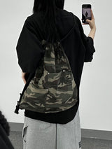 camouflage gym sack