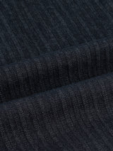 Herringbone denim flare pants