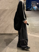 ヨルパラシュートワイドデニムパンツ