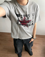 リックス クロップ プリンテッド ショートスリーブ Tシャツ