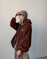Ear Flap Button Beanie