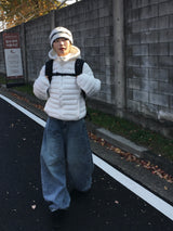 [Lining] ウィンターウォッシュドピンタックバルーンパンツ (3c)