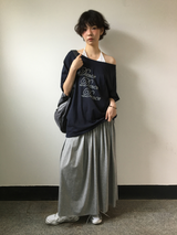 トッシュ オフショルダー Tシャツ(3color)
