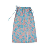 Flower Slit Skirt (beige)