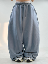 BALLOON FIT TRAINING PANTS🖤🩶🤍💛🩵 - 6 COLORS