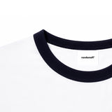 チェッカー アーチ ロゴ リンガー Tシャツ(3color)