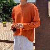 LMNボントオーバーサイズフィットストリングロングスリーブTシャツ(4 colors)