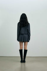 MILD CROP BLAZER / CHARCOAL
