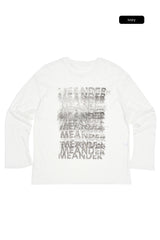 Solari see-through print tee