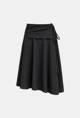 Natural Flare Wrap Skirt