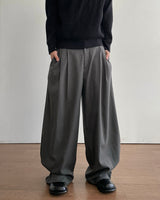 Foen Wool Stripe Slacks