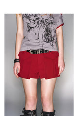 2025S/S New ラージポケットレッドショーツ