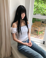 エフォンオフショルダー半袖Tシャツ