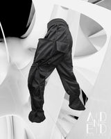 BIKER SNAP TRACK PANTS_BLACK