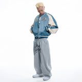 Lettering Balloon Sweatpants - GREY