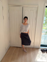 midi h-line skirt