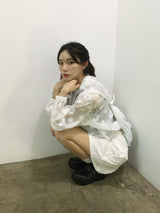 ザンフラワーエンボスショートパンツ (5c)