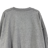 triple appliqué sweatshirt