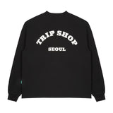 ホワイトマックボ長袖Tシャツ (T21112S) - BLACK