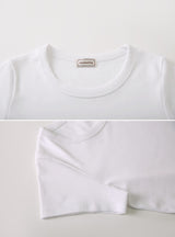[SHOPPERMADE] プリザントリーシックベーシック半袖Tシャツ (3color)