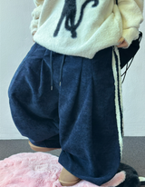 キュリタッピングトラックベルベットバルーンツータックバルーンパンツ 🤎🖤 3 カラーズ