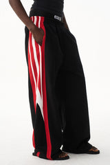 Double Waist Print Sweatpants