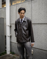 Vintage Synthetic Leather Jacket