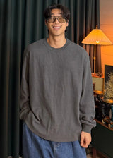 Pigment Solid Long-Sleeve 5COLOR