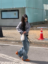 ラスク ワイドジーンズ